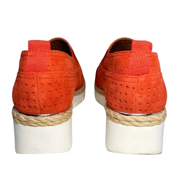 FRANCO SARTO Serla 2 Perforated Suede Platform Espadrille Loafers - Picture 6 of 10